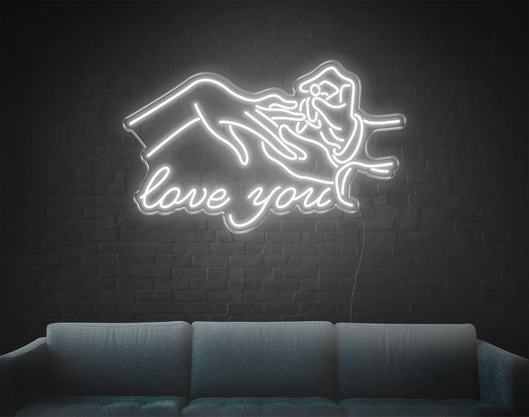 Love You Engage LED Neon Sign