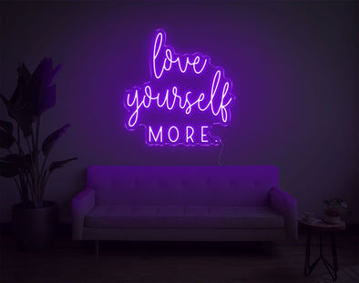 Love Yourself More LED Neon Sign