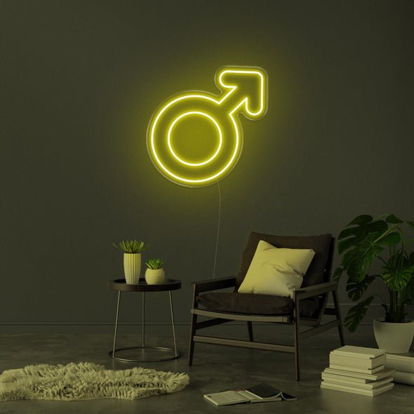 Male LED Neon Sign