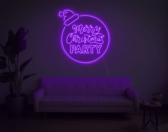 Merry Christmas Party LED Neon Sign