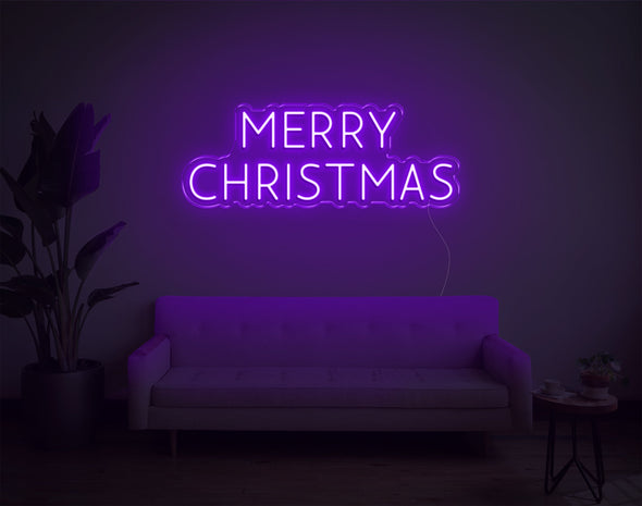 Merry Christmas Classic LED Neon Sign