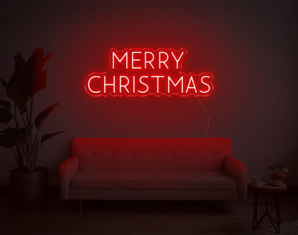 Merry Christmas Classic LED Neon Sign