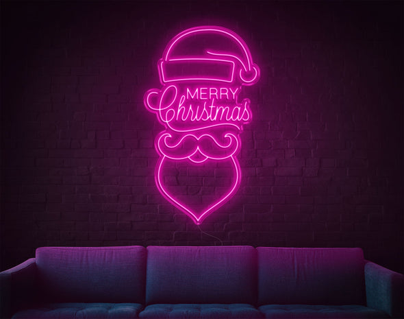 Merry Christmas Santa LED Neon Sign