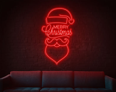 Merry Christmas Santa LED Neon Sign