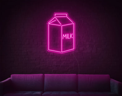 Milk LED Neon Sign