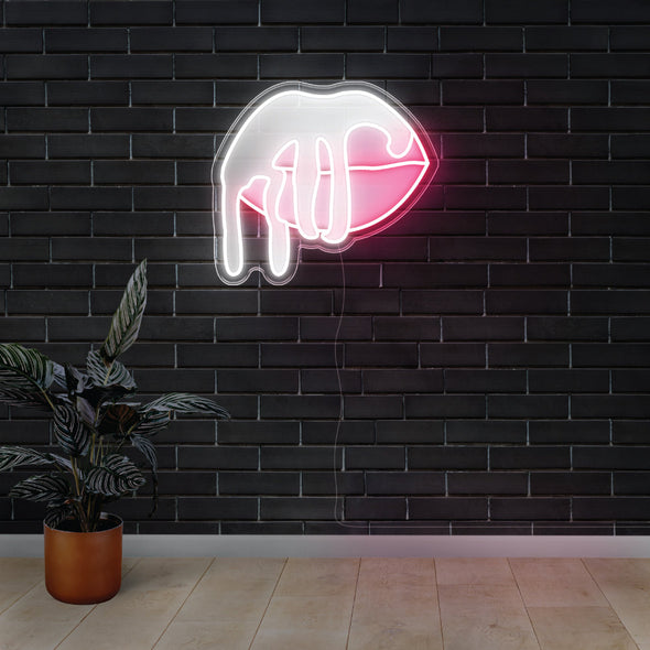 Lip Dripping LED Neon Sign