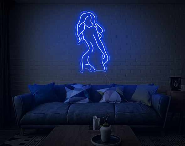 Naked Girl LED Neon Sign