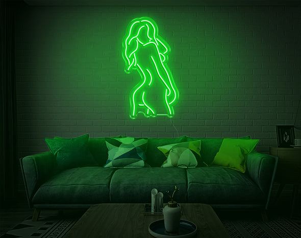 Naked Girl LED Neon Sign