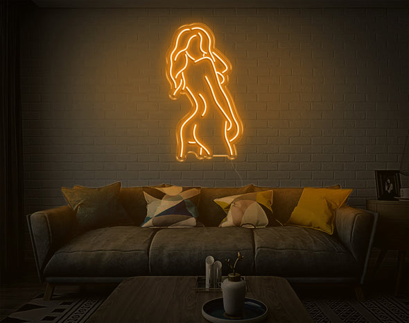 Naked Girl LED Neon Sign