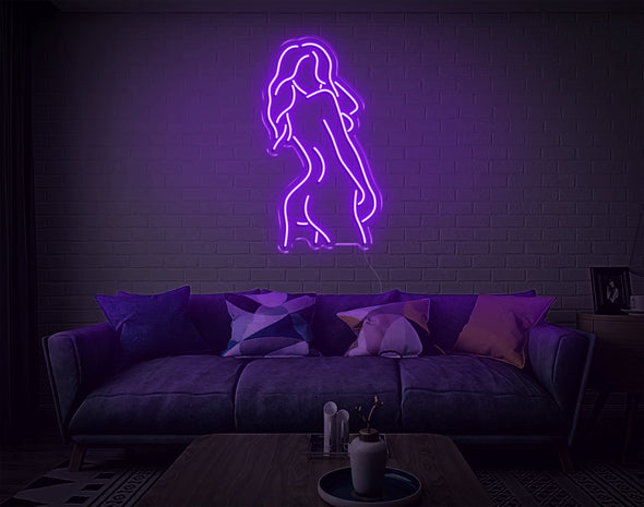 Naked Girl LED Neon Sign