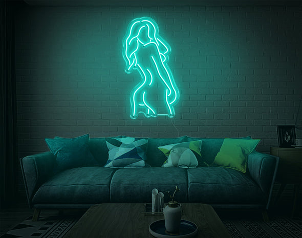 Naked Girl LED Neon Sign