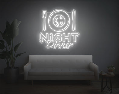Night Dinner LED Neon Sign