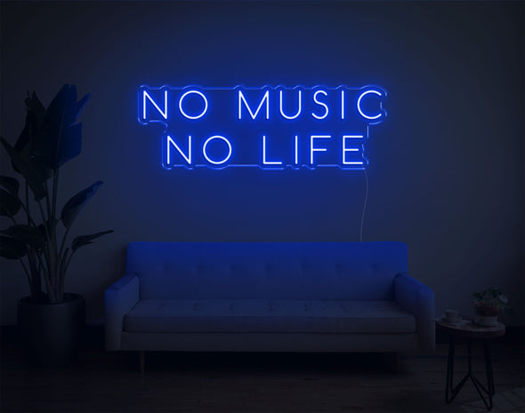 No Music No Life LED Neon Sign