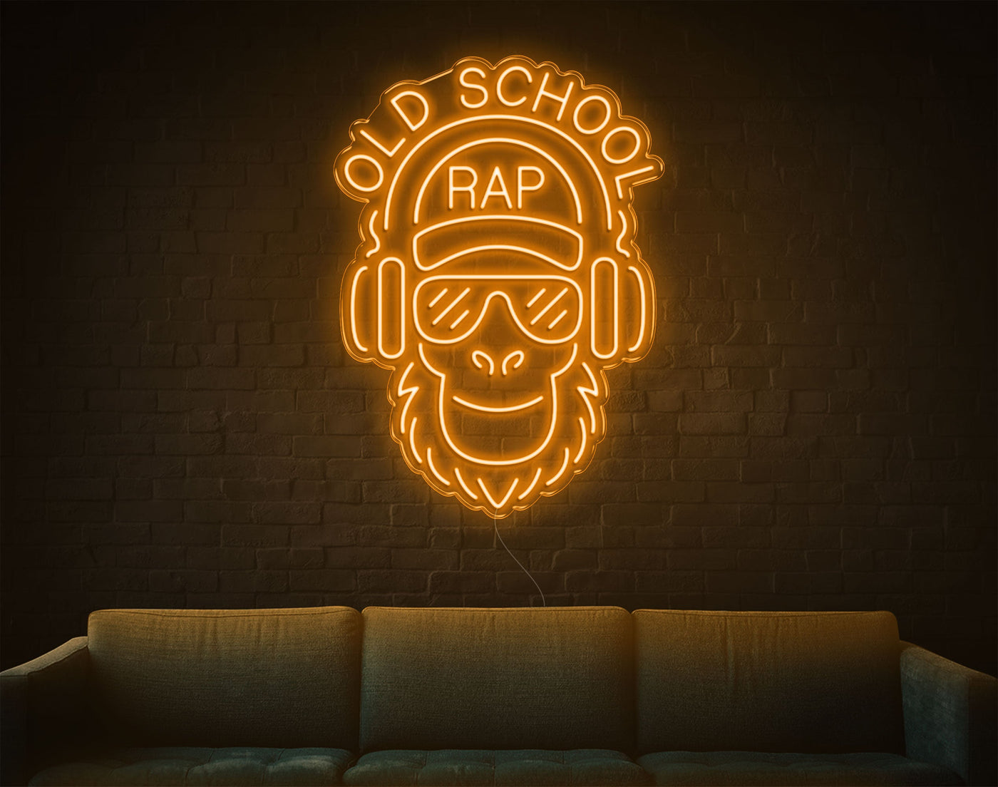 Rap Led Sign Old School Rap LED Neon Sign