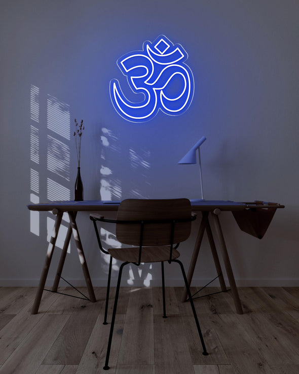 OM LED neon sign