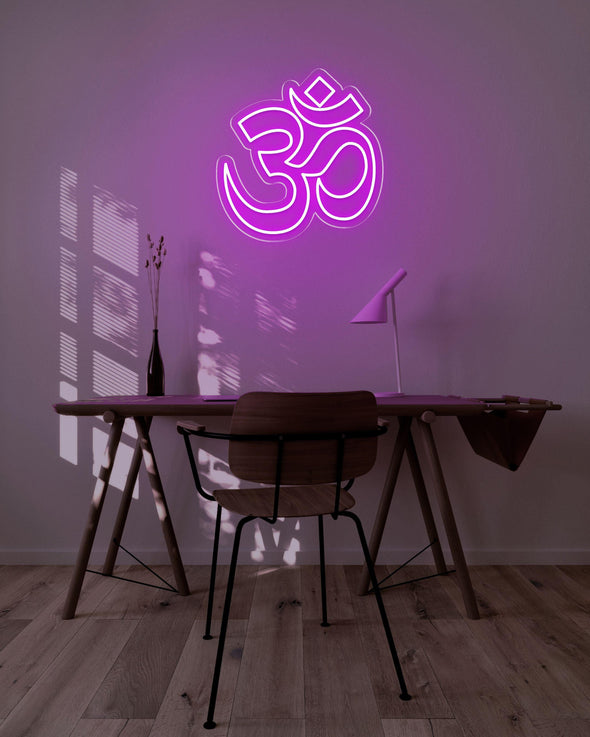 OM LED neon sign