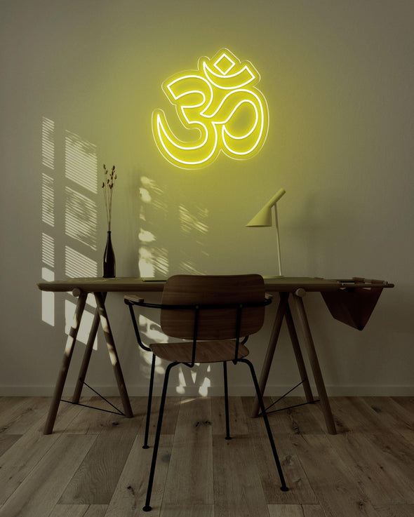 OM LED neon sign