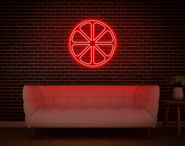 Orange LED Neon Sign