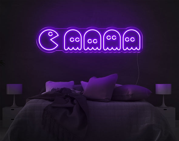Pacman LED Neon Sign