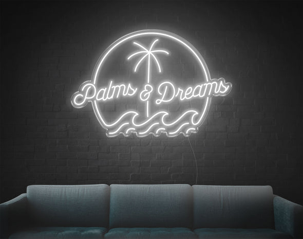 Palms And Dreams LED Neon Sign