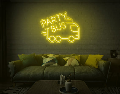 Party Bus LED Neon Sign