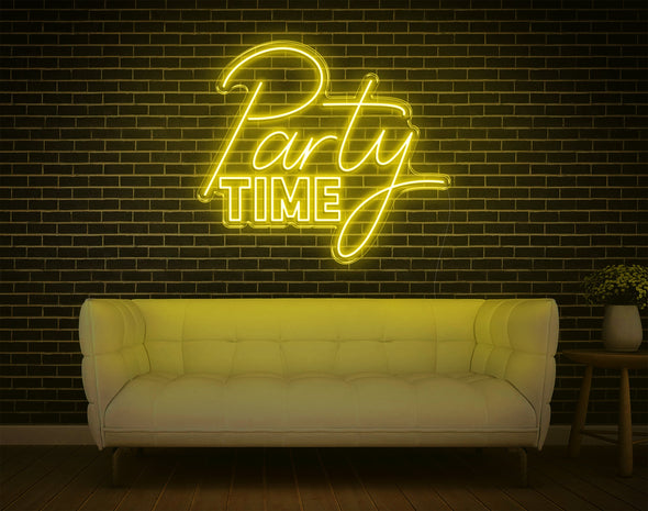 Party Time LED Neon Sign