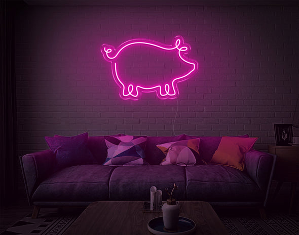 Pig V2 LED Neon Sign