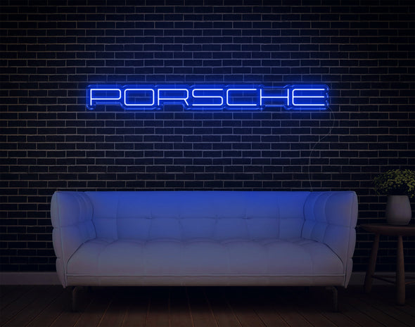 Porsche LED Neon Sign