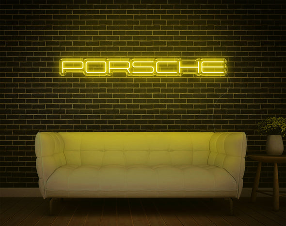 Porsche LED Neon Sign