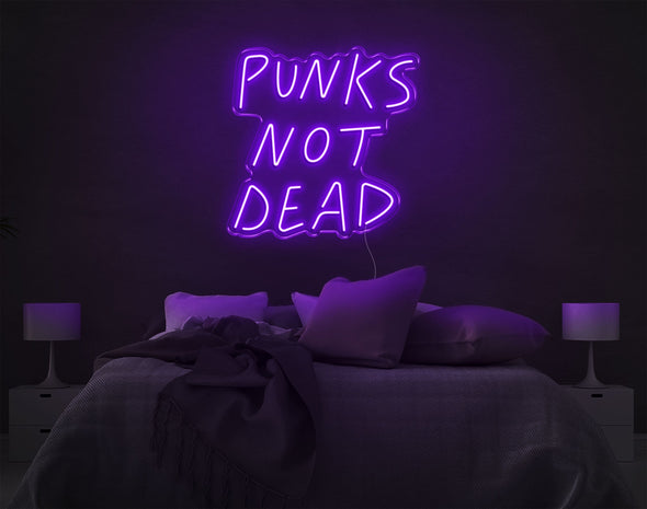 Punks Not Dead LED Neon Sign