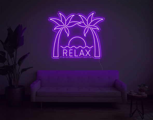 Relax LED Neon Sign