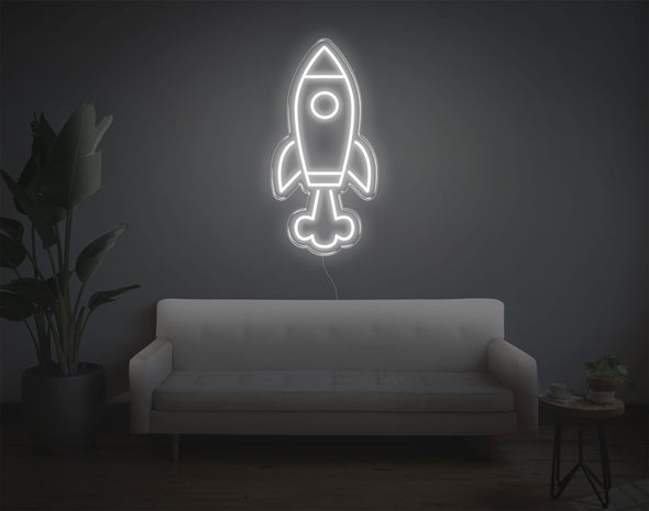 Rocketship LED Neon Sign