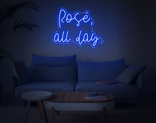 Rose All Day LED Neon Sign