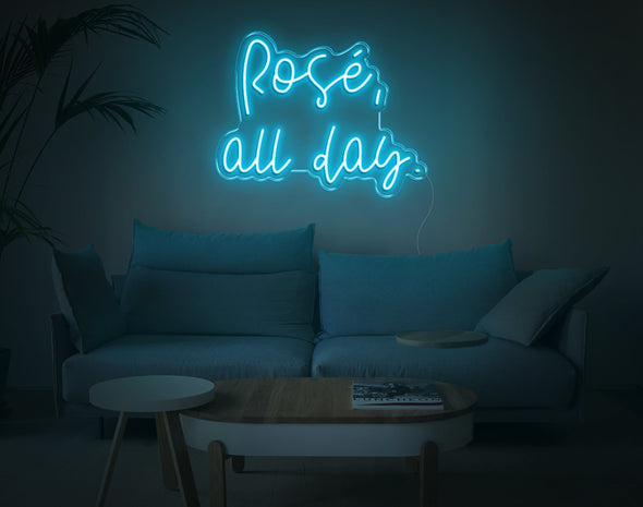 Rose All Day LED Neon Sign