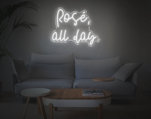 Rose All Day LED Neon Sign