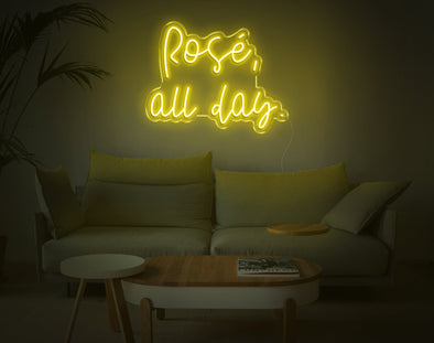 Rose All Day LED Neon Sign