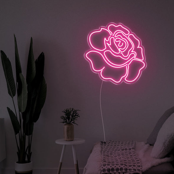 Rose Flower LED Neon Sign