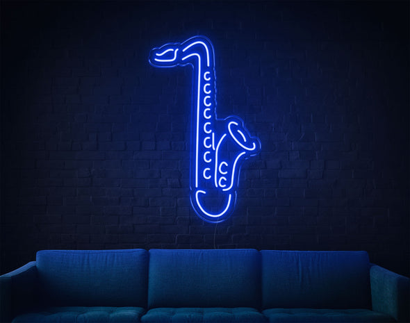 Saxophone LED Neon Sign