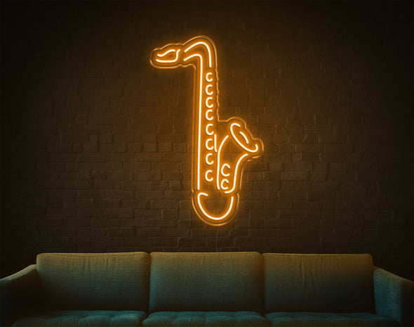 Saxophone LED Neon Sign