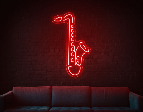 Saxophone LED Neon Sign