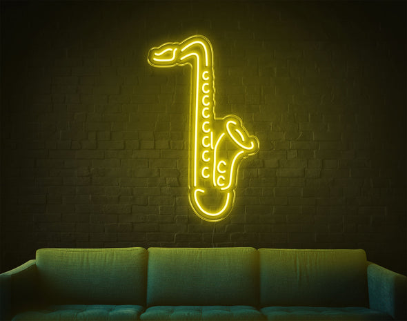 Saxophone LED Neon Sign