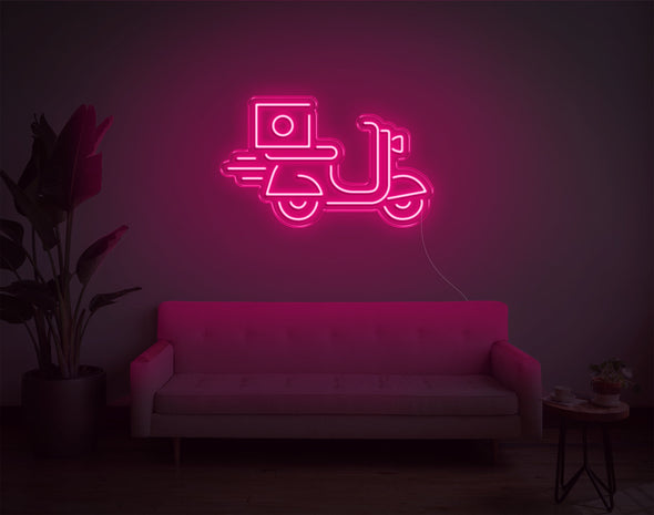 Scooter LED Neon Sign