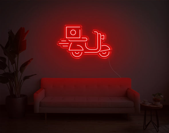 Scooter LED Neon Sign
