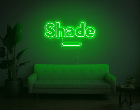 Shade LED Neon Sign