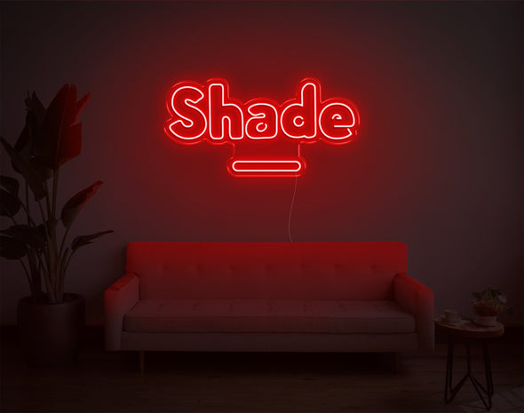 Shade LED Neon Sign