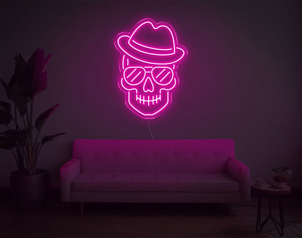 Skull LED Neon Sign
