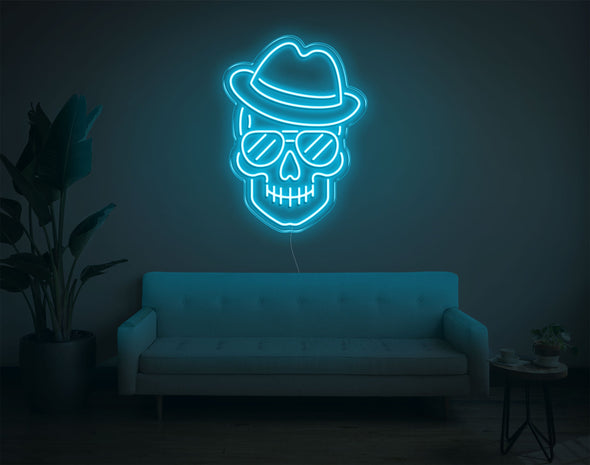 Skull LED Neon Sign