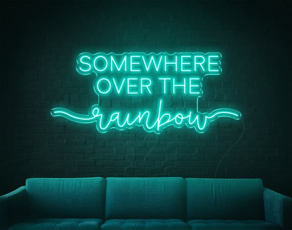 Somewhere Over The Rainbow LED Neon Sign