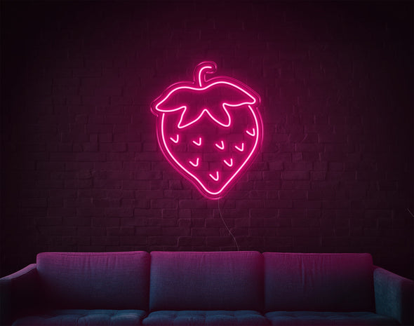 Strawberry LED Neon Sign