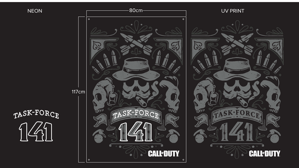 Call of Duty - TASK FORCE 141 LED Neon sign - Available NOW!